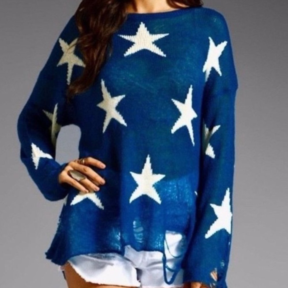Wildfox White Label Seeing Stars Lennon Sweater